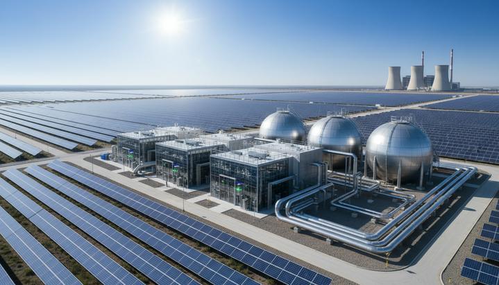 Зеленый водород для сети: в США запустили первую гибридную электростанцию