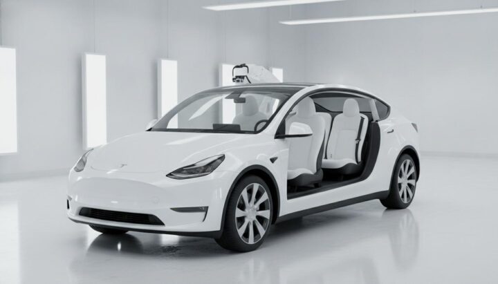 Tesla начала выпуск шестиместной Model Y на фоне падения акций