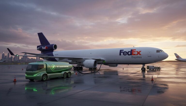 FedEx наращивает закупки SAF для декарбонизации авиаперевозок